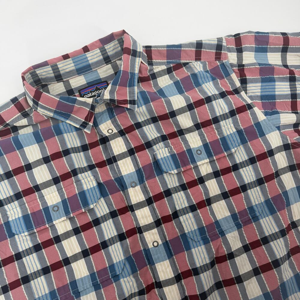 Patagonia Men’s El Ray Snap Down Size XXL Short Sleeve